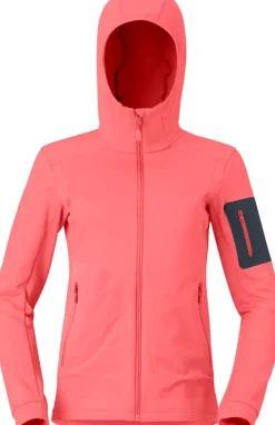 Norrøna Women's Falketind Warm Stretch Hood Calypso Coral/beluga