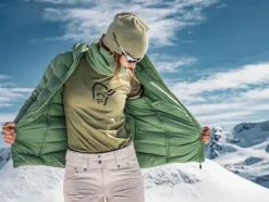 Norrøna Women's Femund Down700 Zip Hood Dark Ivy