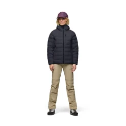 Norrøna Women's Femund Down700 Zip Hood Caviar Black