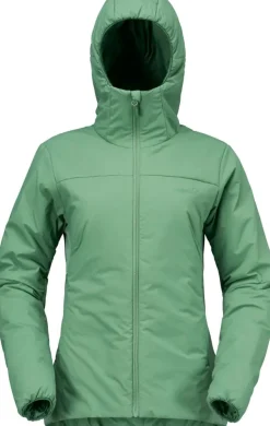 Norrøna Womens' Femund Thermo60 Zip Hood Dark Ivy