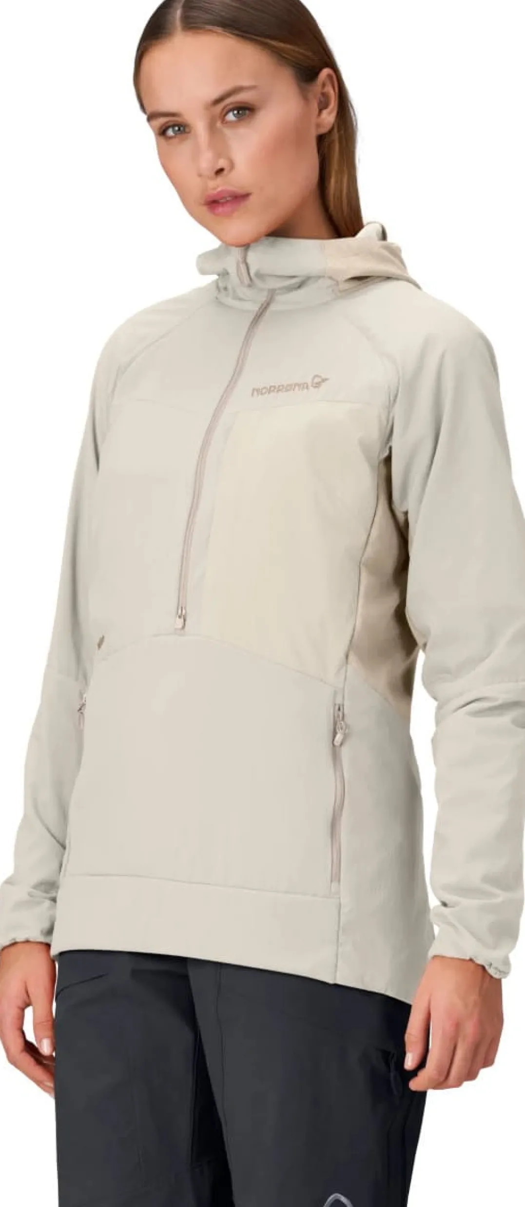 Norrøna Women's Møre Octa Zip HoodOatmeal