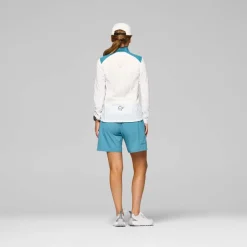 Norrøna Women's Senja Aero90 VestBrittany Blue/snow White