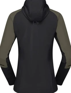 Norrøna Women's Senja Alpha90 Zip Hood Olive Night