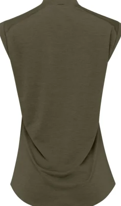 Norrøna Women's Senja Equaliser Sleeveless T-Shirt Olive Night
