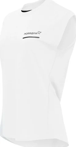 Norrøna Women's Senja Equaliser Sleeveless T-Shirt Snow White