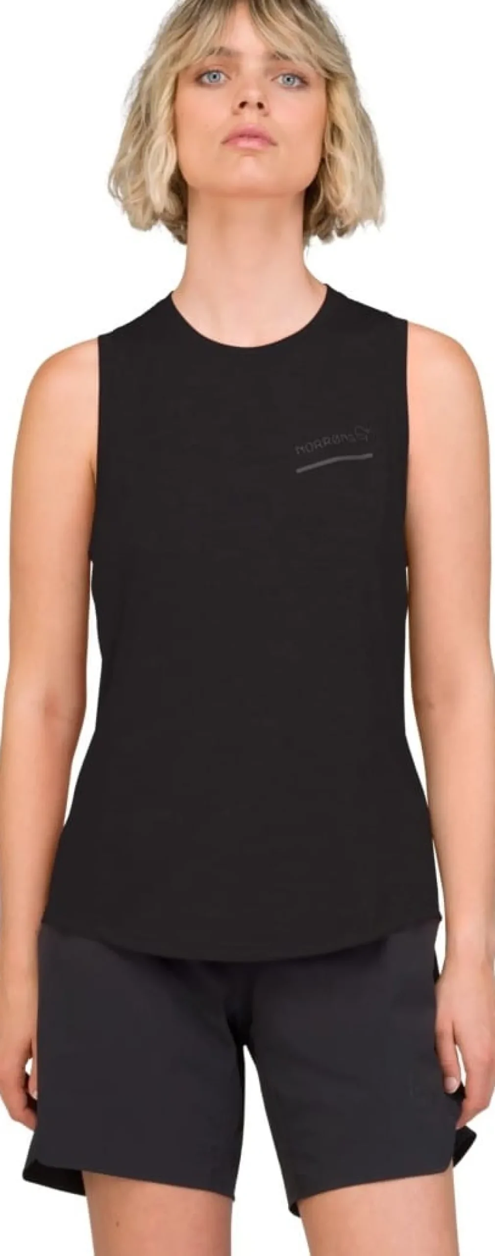 Norrøna Women's Senja Equaliser Tank Top Caviar