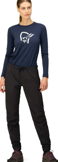 Norrøna Women's Senja Flex1 Trackster Pant Caviar