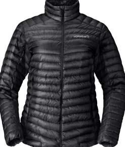 Norrøna Women's Trollveggen Down800 Super Light Jacket Caviar Black