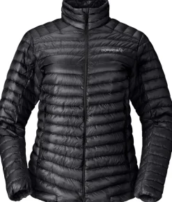 Norrøna Women's Trollveggen Down800 Super Light Jacket Caviar Black