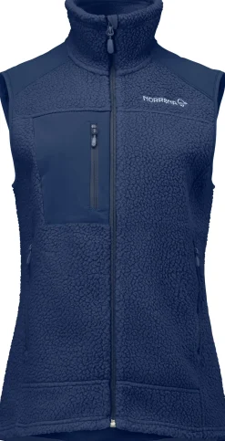 Norrøna Women's Trollveggen Warm3 Vest Indigo Night