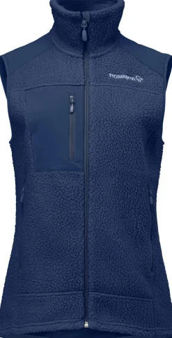 Norrøna Women's Trollveggen Warm3 Vest Indigo Night