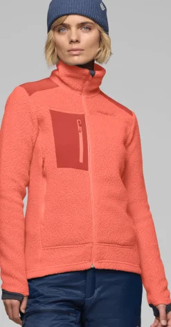 Norrøna Women's Trollveggen Warm3 Jacket Deep Sea Coral/baked Apple
