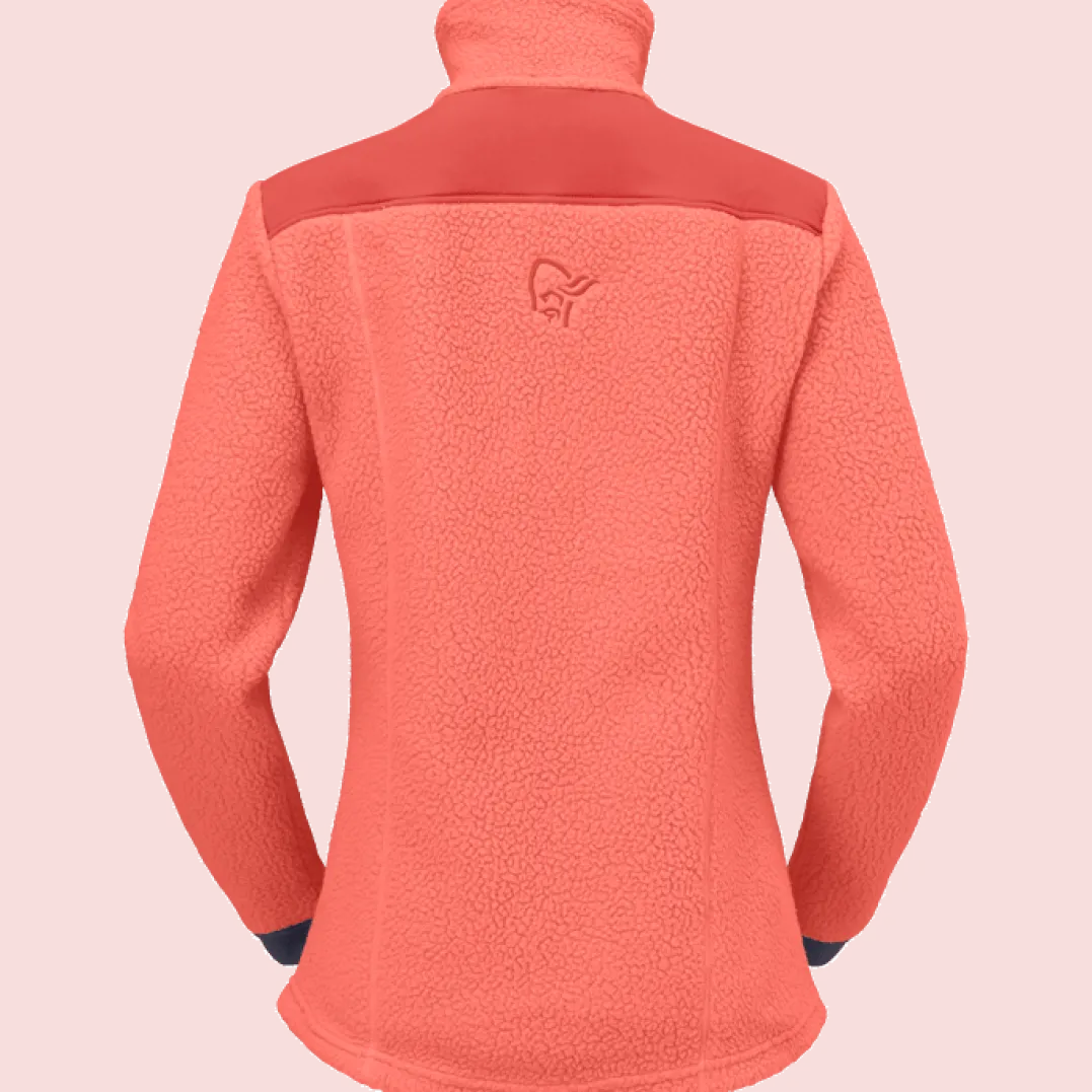 Norrøna Women's Trollveggen Warm3 Jacket Deep Sea Coral/baked Apple
