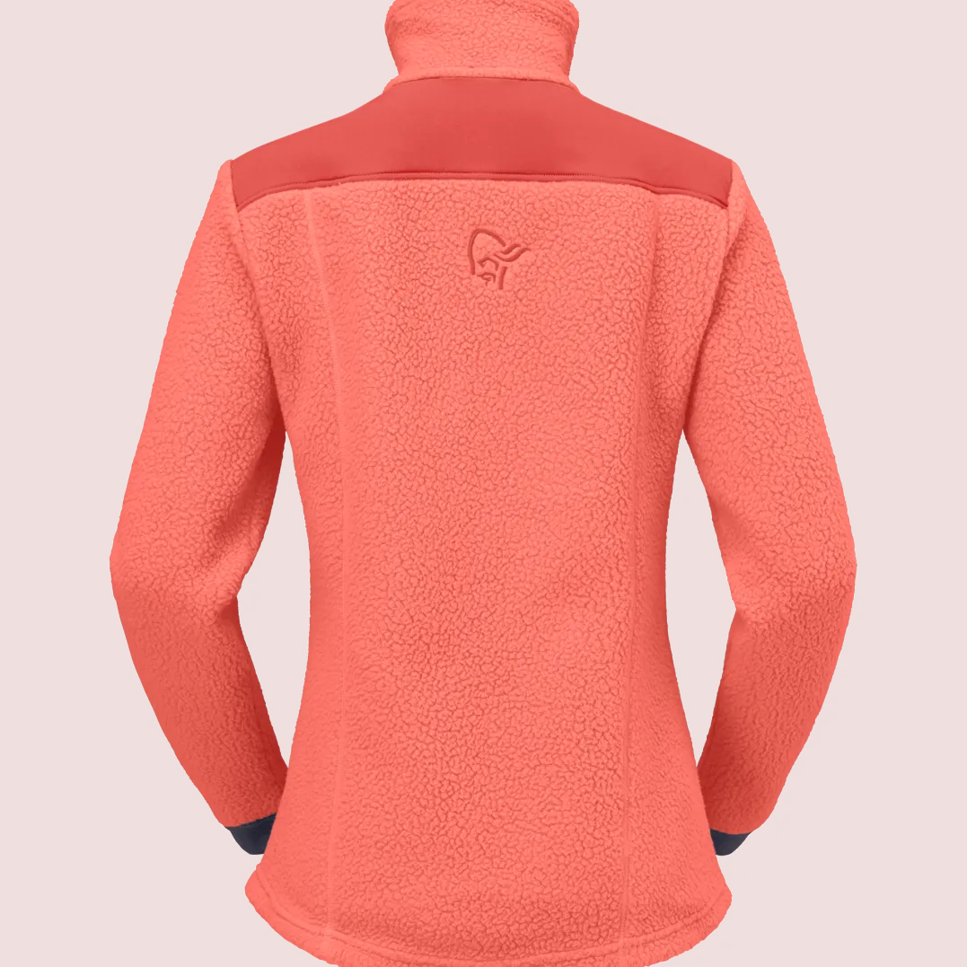 Norrøna Women's Trollveggen Warm3 Jacket Deep Sea Coral/baked Apple