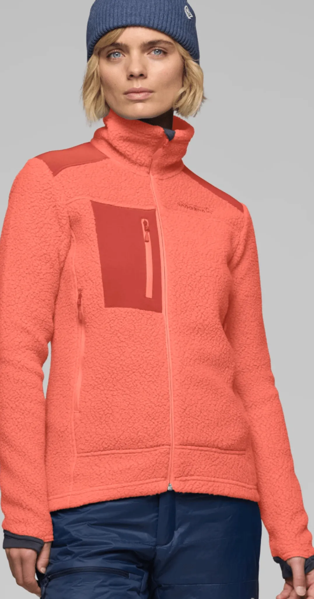 Norrøna Women's Trollveggen Warm3 Jacket Deep Sea Coral/baked Apple