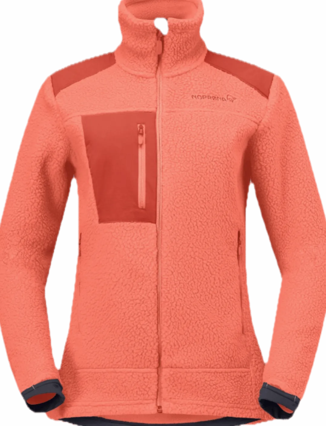 Norrøna Women's Trollveggen Warm3 Jacket Deep Sea Coral/baked Apple