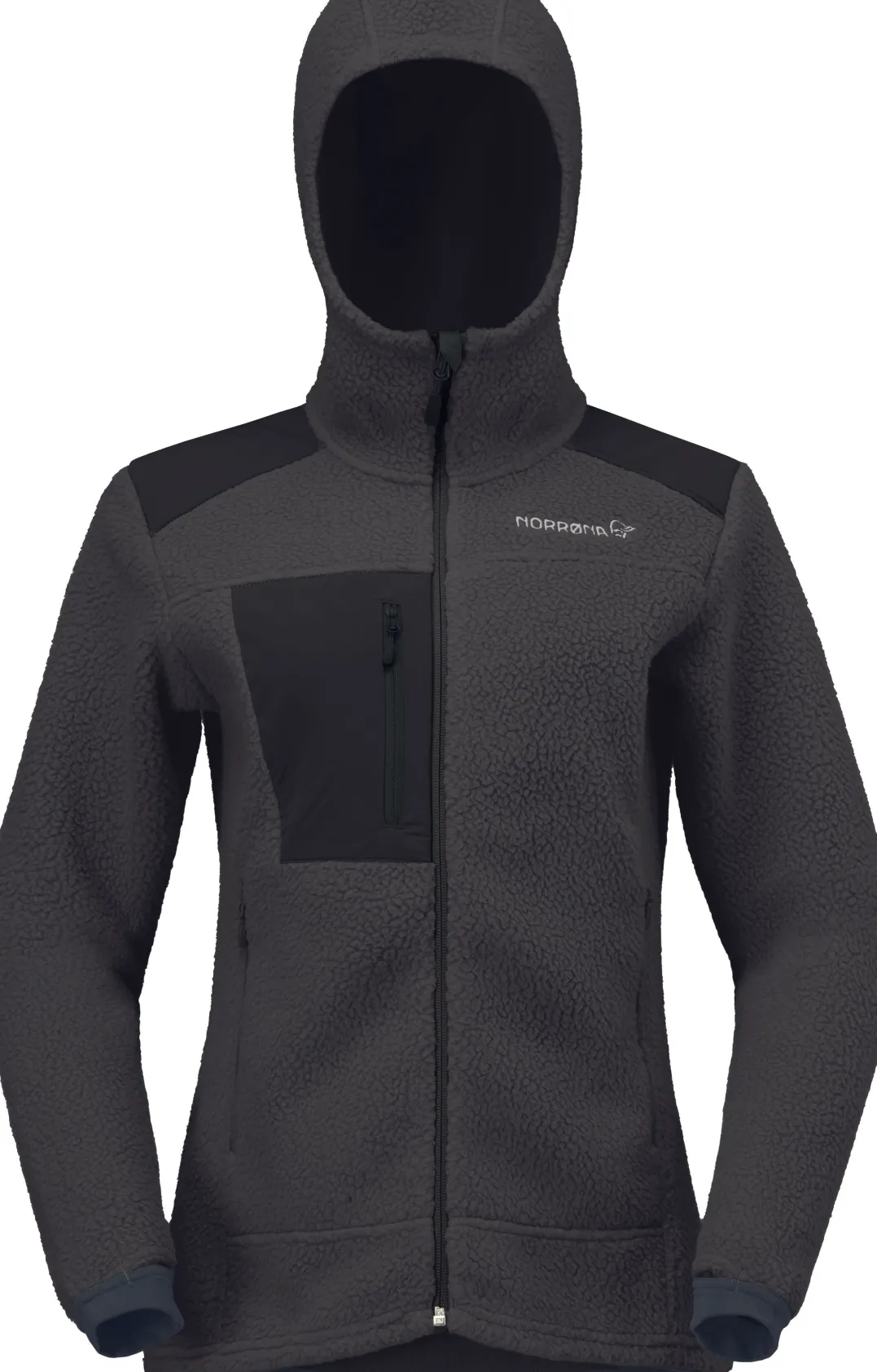 Norrøna Women's Trollveggen Warm3 Zip Hood Phantom