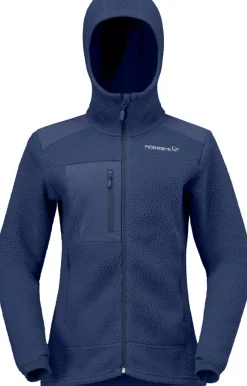 Norrøna Women's Trollveggen Warm3 Zip Hood Indigo Night