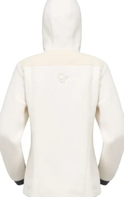 Norrøna Women's Trollveggen Warm3 Zip Hood Whisper White