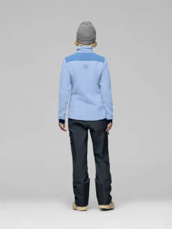 Norrøna Women's Trollveggen Warm3 Jacket Cashmere Blue/allure