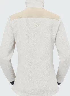 Norrøna Women's Trollveggen Warm3 Jacket Whisper White/oatmeal