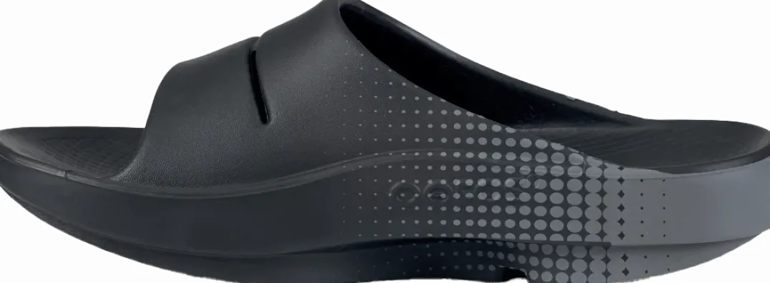 OOFOS OOahh Sport Slide Black Matrix