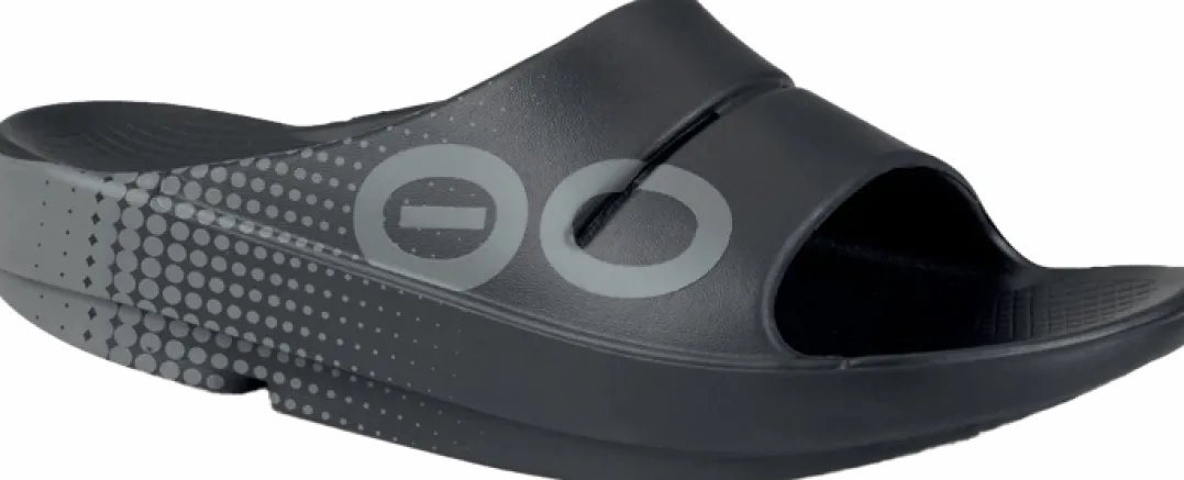OOFOS OOahh Sport Slide Black Matrix