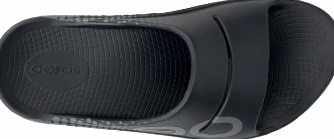 OOFOS OOahh Sport Slide Black Matrix