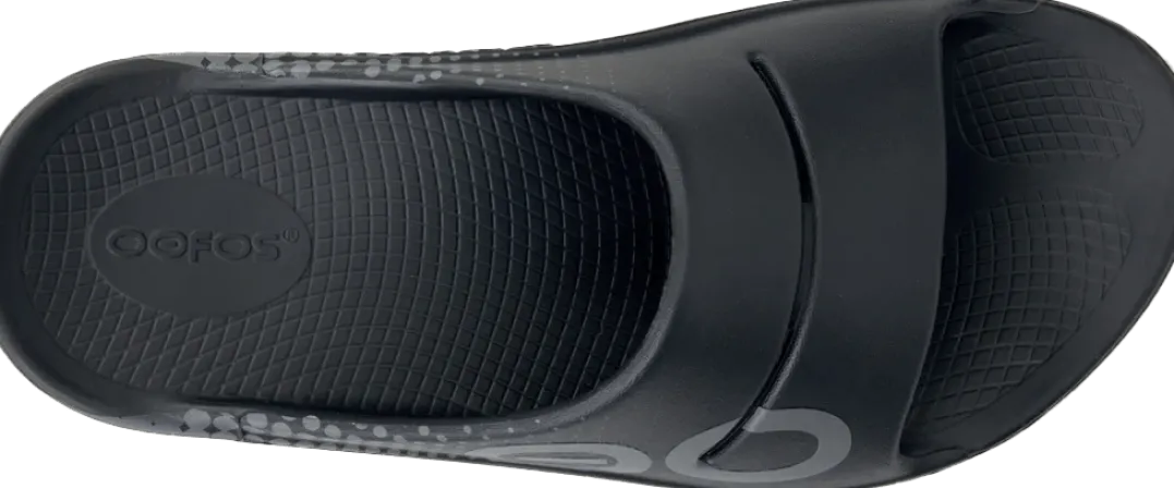 OOFOS OOahh Sport Slide Black Matrix