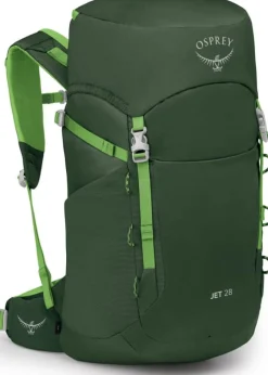 Osprey Kids' Jet 28 Green Canopy/Limeline Green