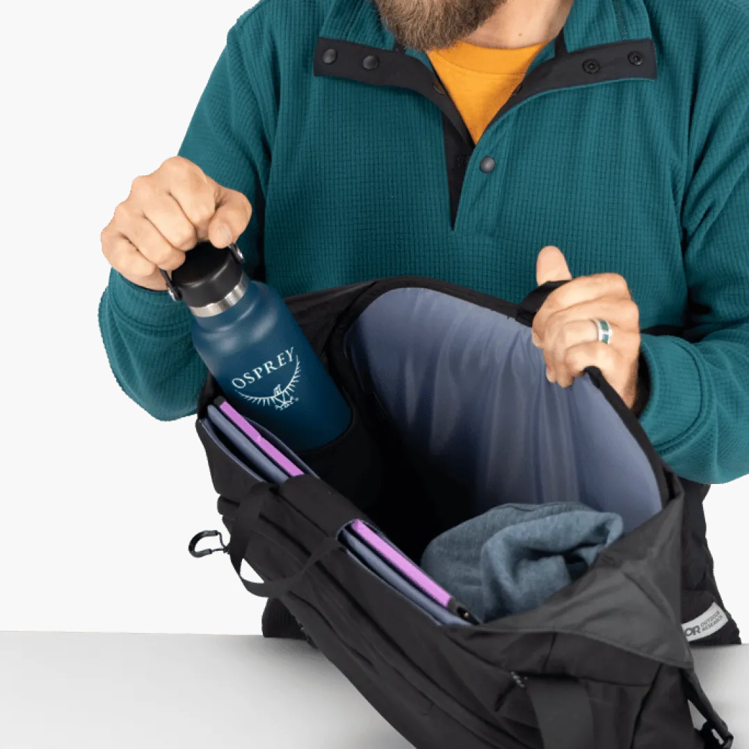 Osprey Metron 18 Messenger Black/Anchor Blue