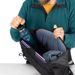Osprey Metron 18 Messenger Black/Anchor Blue