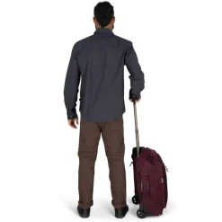 Osprey Ozone Carry On 2 Wheel Moody Burgundy