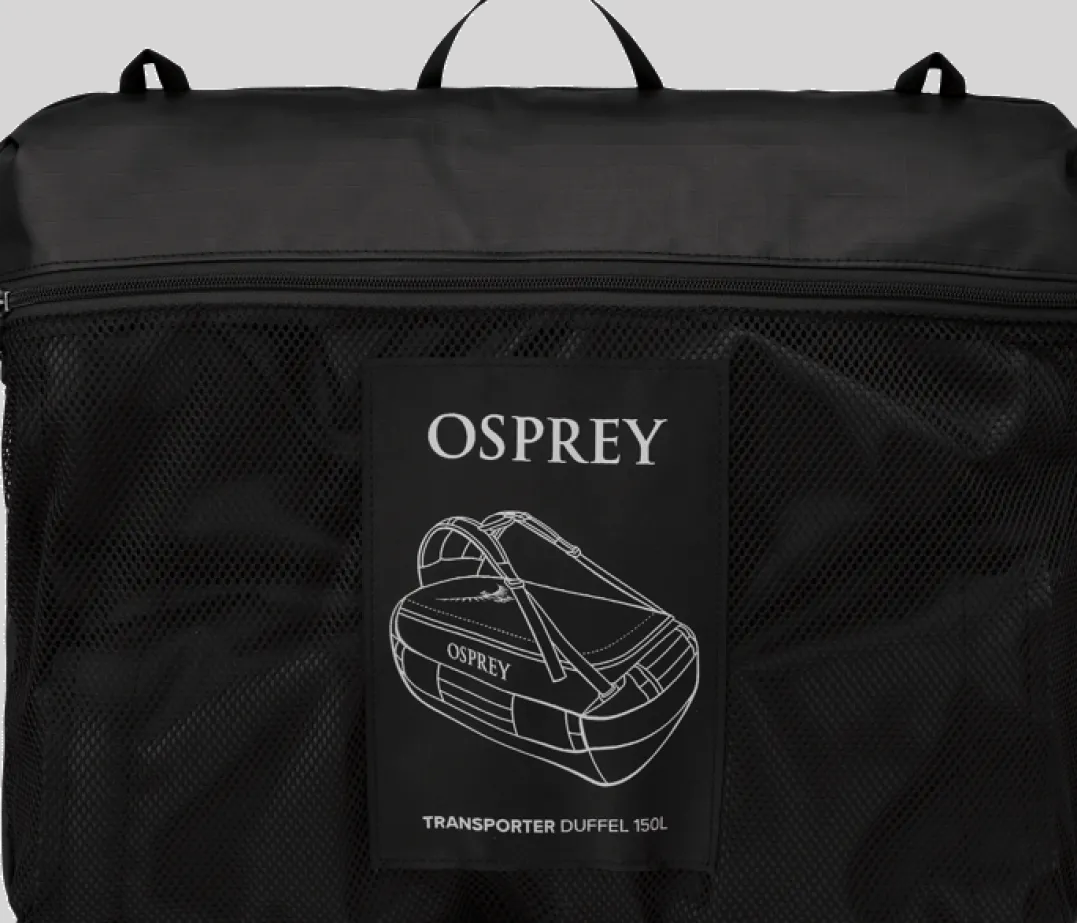 Osprey Transporter Duffel 150 Raven Black/Black