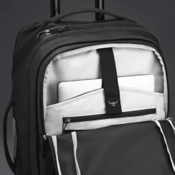 Osprey Transporter Wheeled Carry On Raven Black/black