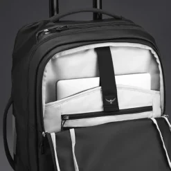 Osprey Transporter Wheeled Carry On Raven Black/black