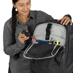 Osprey Transporter Wheeled Carry On Raven Black/black