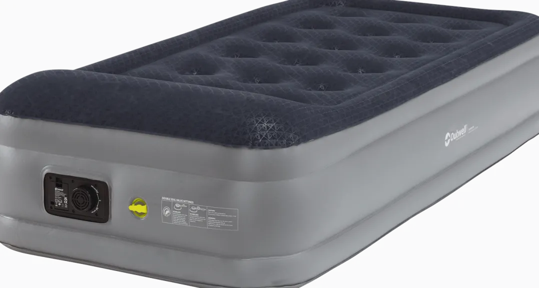 Outwell Superior Single W/ Built-In Pump Navy Night & Grey