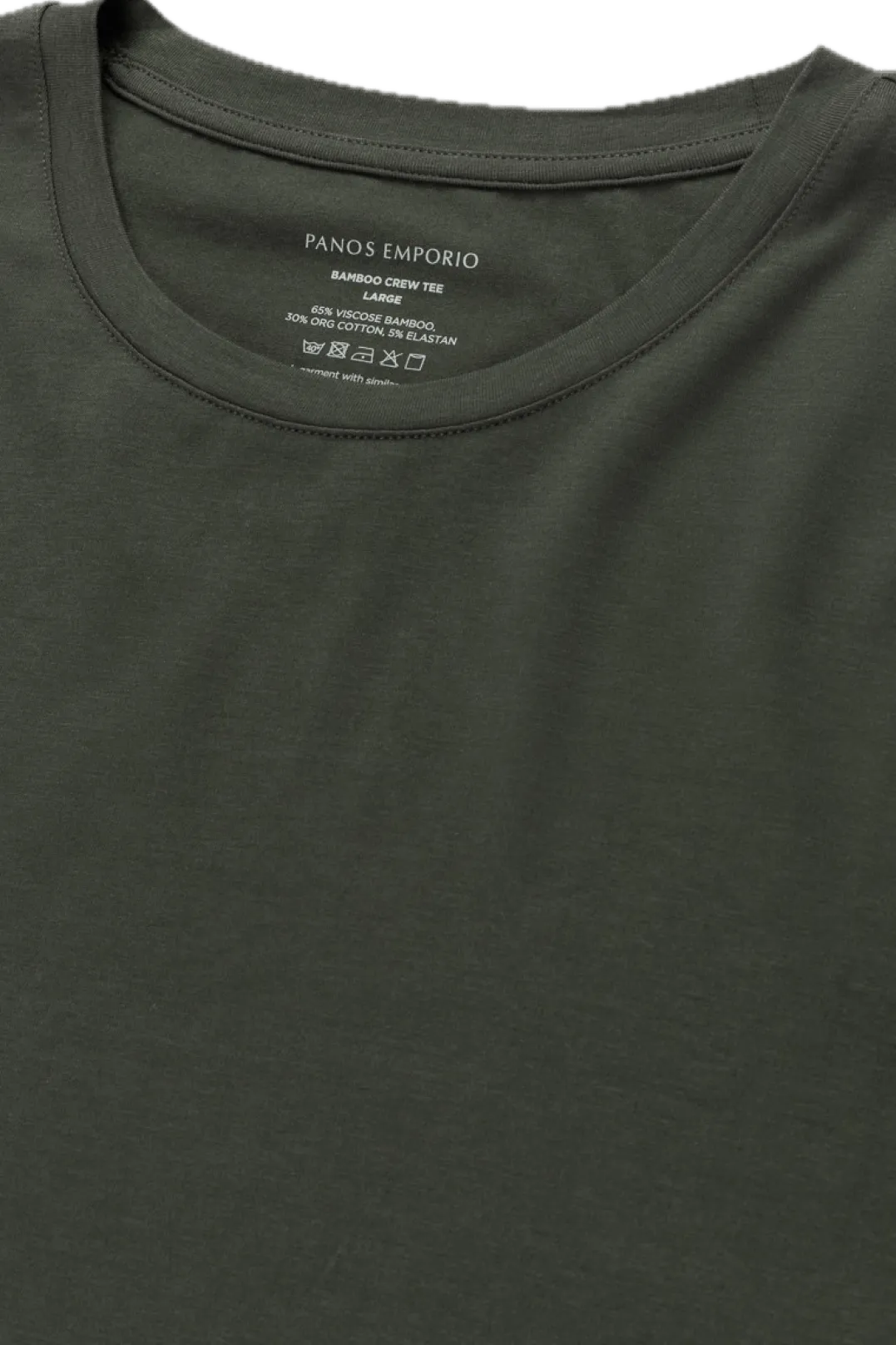 Panos Emporio PE BAMBOO/COTTON TEE CREW Tarmac