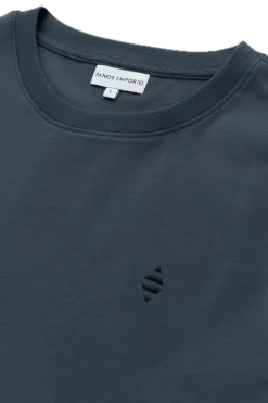 Panos Emporio PE ELEMENT TEE ORGANIC COTTON Asphalt