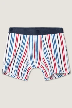 Panos Emporio PE 3PK BASE BAMBOO BOXER Pinstripe/pinstripe Poseidon/navy
