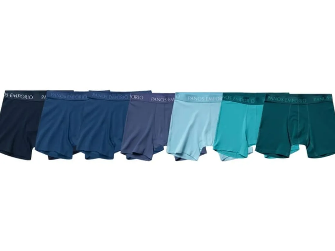 Panos Emporio 7pk Base Bamboo Boxer Assorted