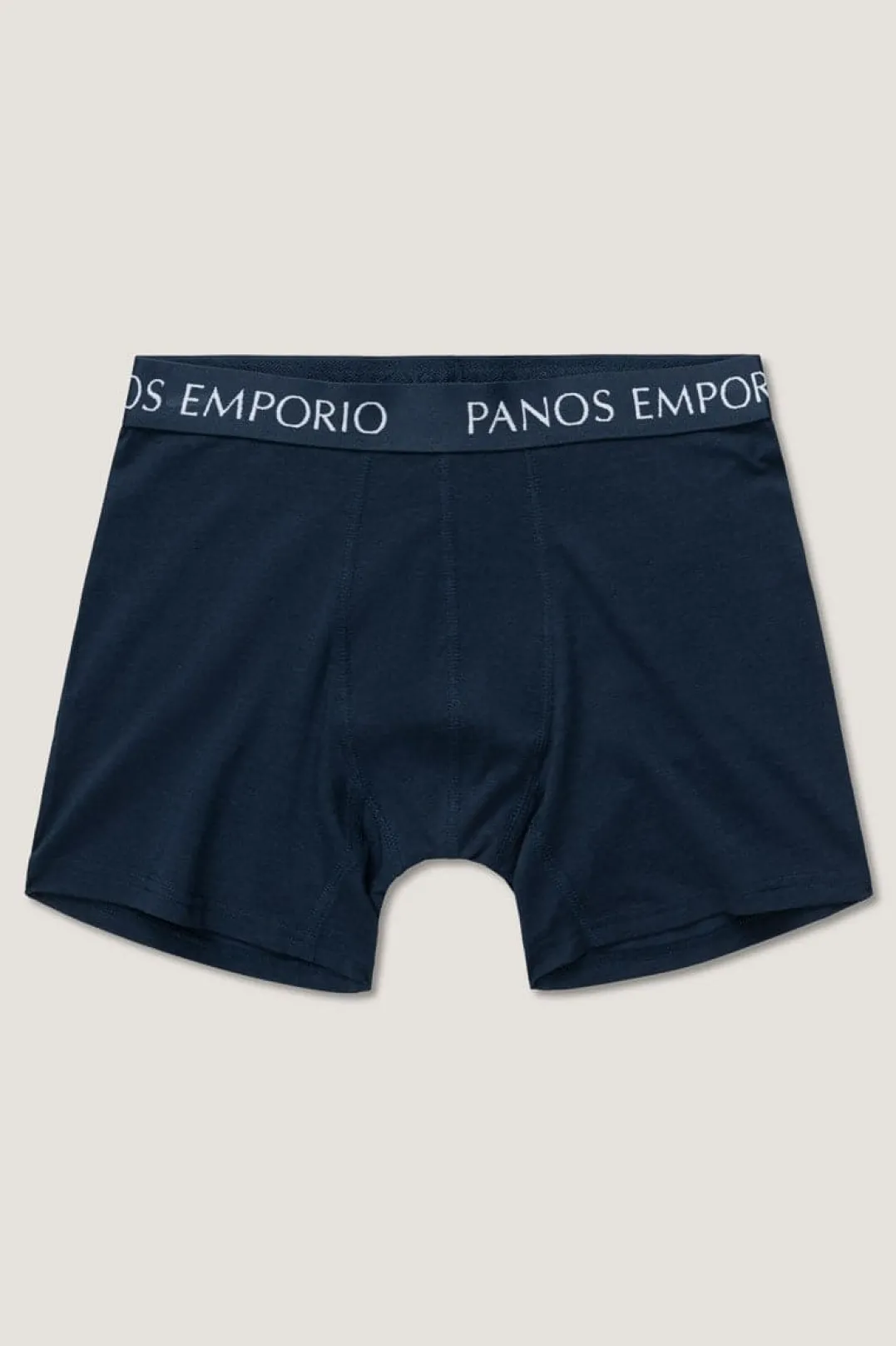 Panos Emporio 3pk Base Bamboo Boxer Navy/lipstick Red/water