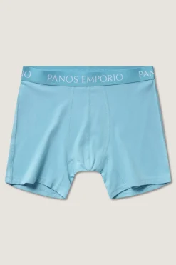 Panos Emporio 3pk Base Bamboo Boxer Navy/lipstick Red/water