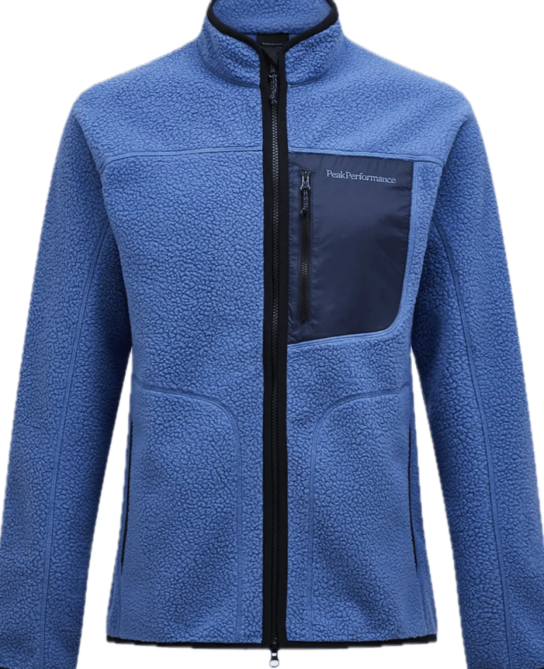 Peak Performance Men's Naturerush Pile Zip Jacket Summit Sky/blue Shadow/