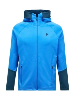 Peak Performance Men's Rider Essentials Zip Hood Azure Ascent/mountain Lake