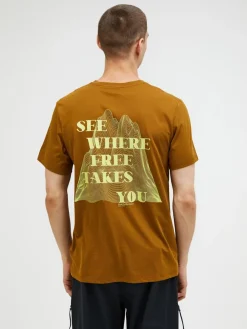 Peak Performance M Explore Graphic Tee Earthy Summit