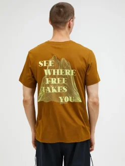 Peak Performance M Explore Graphic Tee Earthy Summit