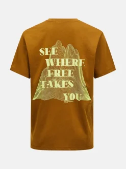 Peak Performance M Explore Graphic Tee Earthy Summit