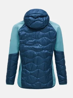 Peak Performance M Helium Down Hybrid Hood Mountain Lake/Deluded Vision